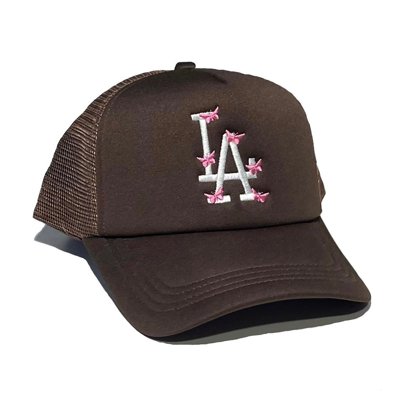 brown butterfly truckrr hat