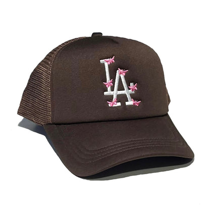 brown butterfly truckrr hat